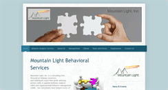 Desktop Screenshot of mountainlightinc.com