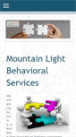 Mobile Screenshot of mountainlightinc.com
